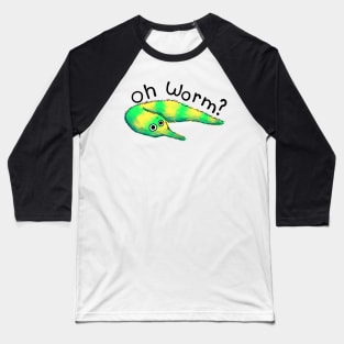 worm Baseball T-Shirt